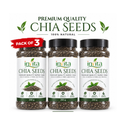 Pack of 2 & 3 - Invita Chia Seeds - Premium Quality
